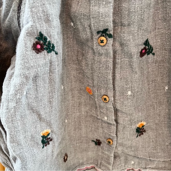 Zara Shirts & Tops Zara Baby Girl Button Down Shirt Denim